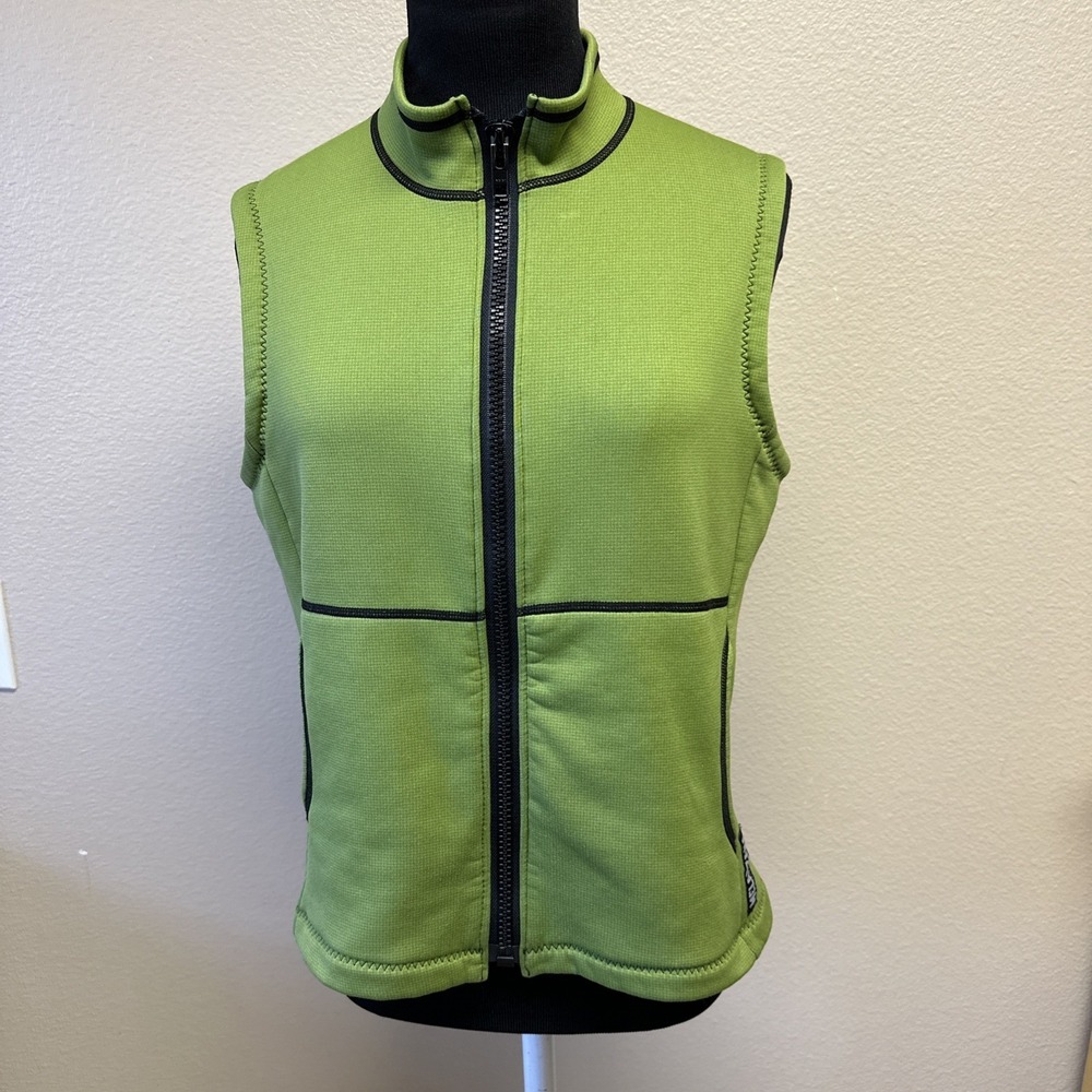 Melanzana Women's M Wind Pro Fleece Lined Zip Vest Ski Shell Layer Mountain Girl